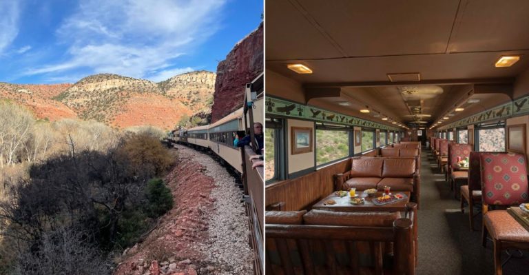 These Arizona Train Rides Pair Delicious Meals With Truly Gorgeous Views For A February Getaway