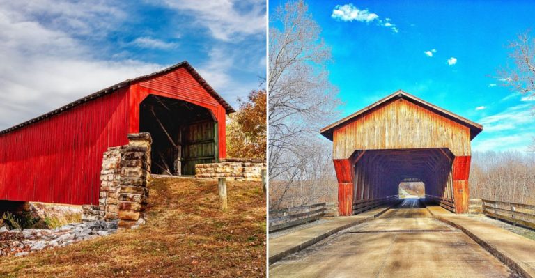 These Historic Covered Bridges In Illinois Make A Scenic Road Trip Feel Timeless