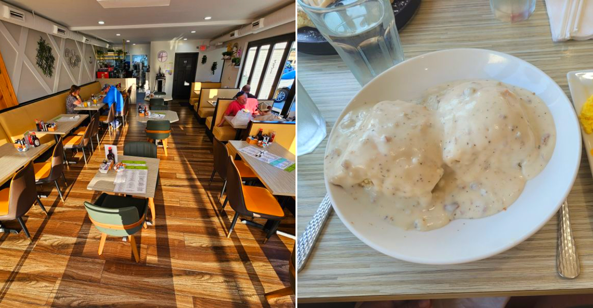 Inside the Clawson’s Biscuits and Gravy and their celebrated meal