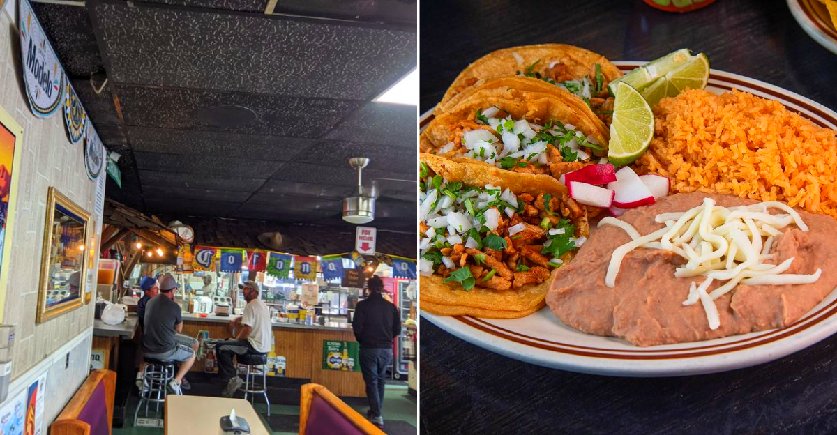 Inside the famous Taqueria El Rey