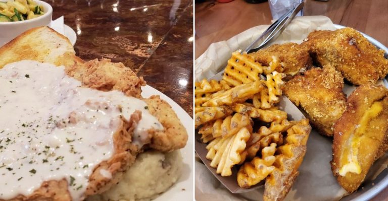 These Nebraska Chicken Fried Steak Plates Barely Fit the Platter