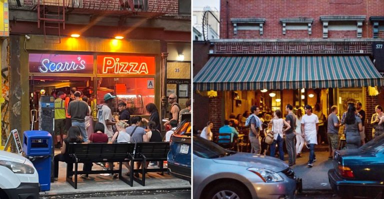 These New York Pizza Places Never Advertise But Always Have A Line Out The Door