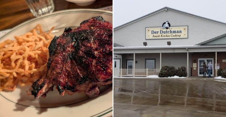 These Ohio Chicken Fried Steaks Are So Huge, They Can’t Even Stay On The Plate
