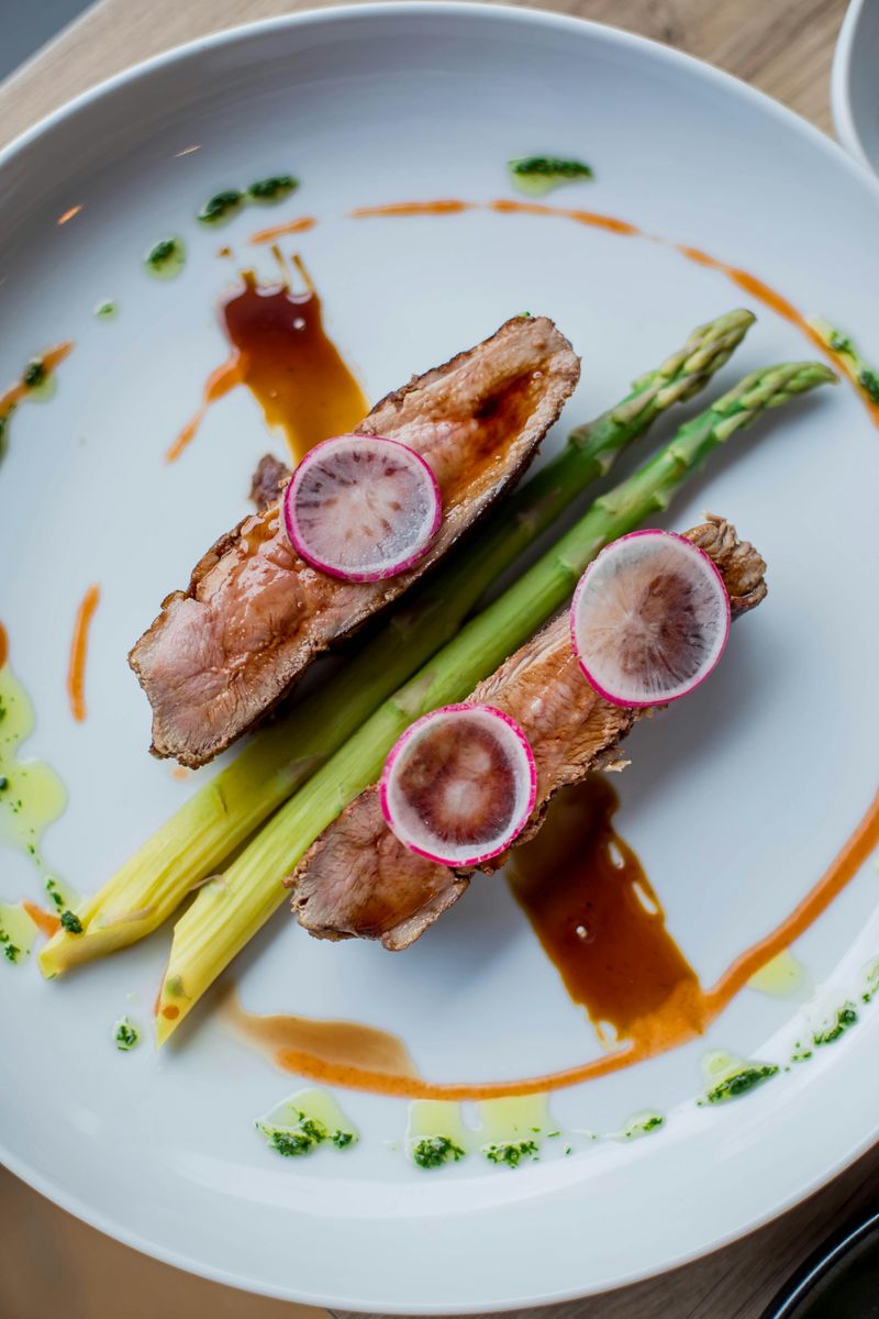 Citrus Grilled Grouper With Charred Asparagus