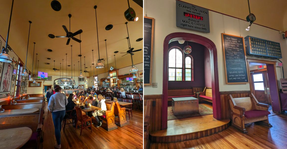 Inside the amazing Michigan church-turned-restaurant