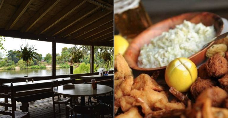 The Alabama Catfish House Serving Platters Bigger Than The Table