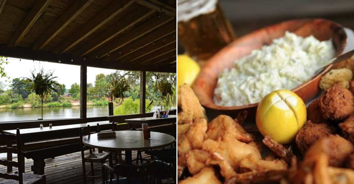 The Alabama Catfish House Serving Platters Bigger Than The Table