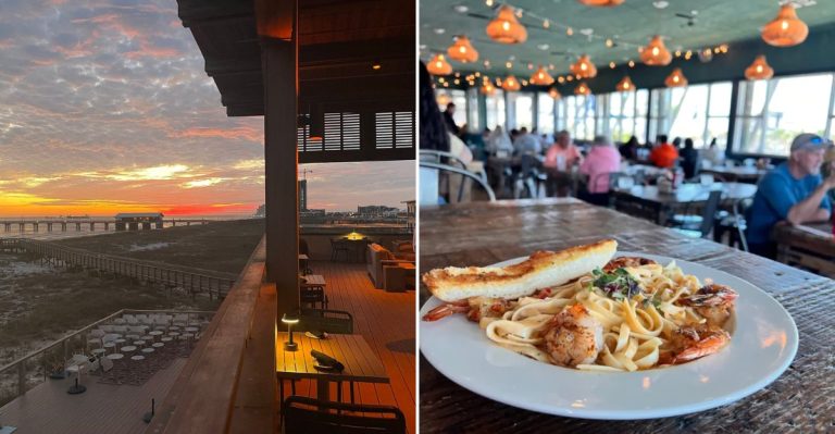 This Alabama Gulf Coast Restaurant Serves Sunset Views As Golden As Its Fried Shrimp Platters