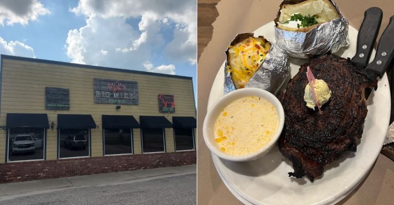 This Alabama Spot Serves Steaks So Big You Might Need A Friend To Help