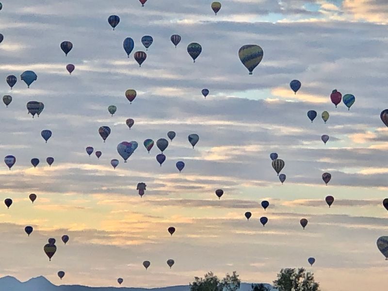 When Hundreds Of Balloons Paint The Sky