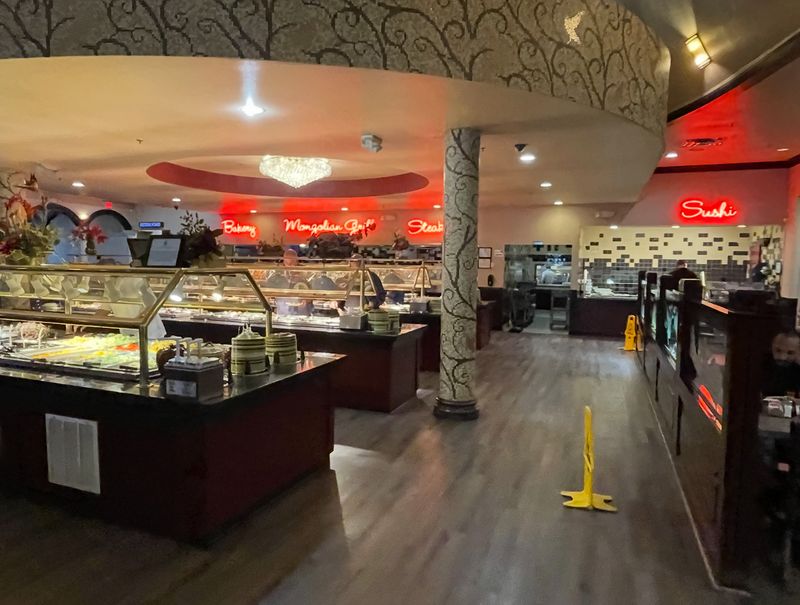 Unexpected Enchiladas Among The Asian Spread