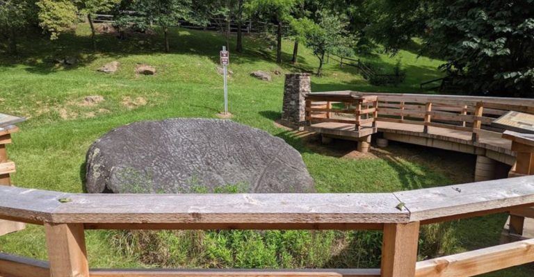 This Ancient North Carolina Rock Is Covered In Mysterious Carvings That Still Puzzle Visitors