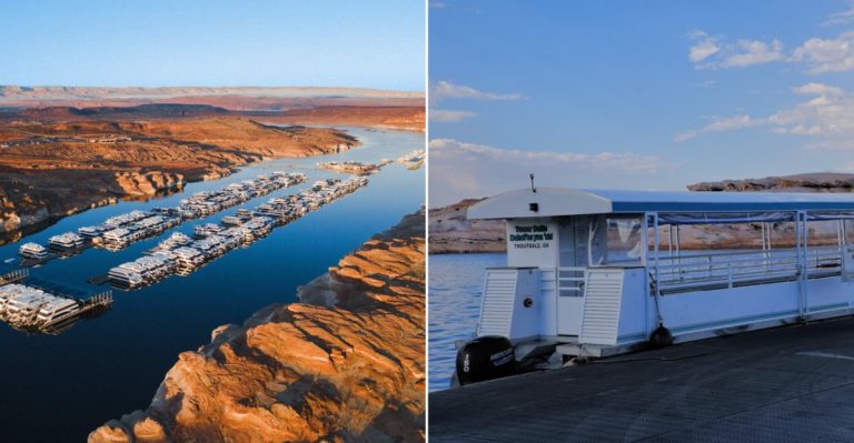 This Arizona Boat Ride Drifts Through A Labyrinth Of Sunken Red Rock Canyons