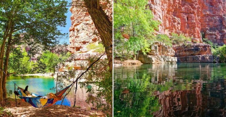 This Arizona Canyon Trail Leads To A Hidden Riverside Oasis Most Visitors Never See