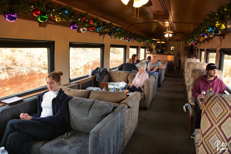 Vintage Luxury Railcars with Panoramic Views