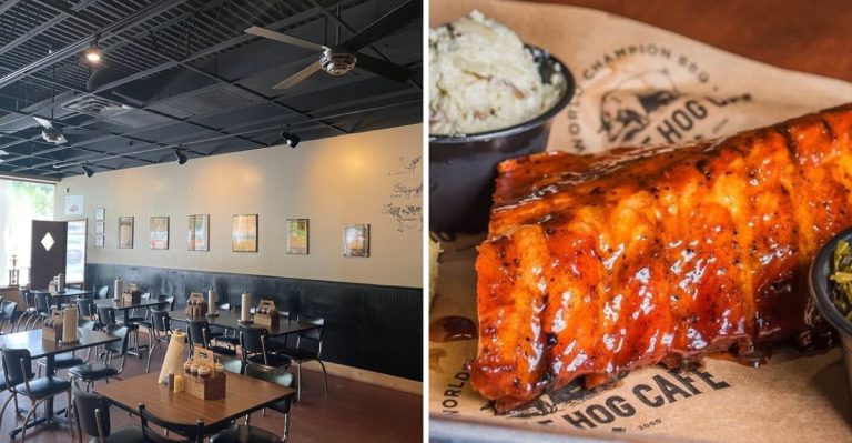 This Arkansas BBQ Platter Includes Six Different House-Made Sauces