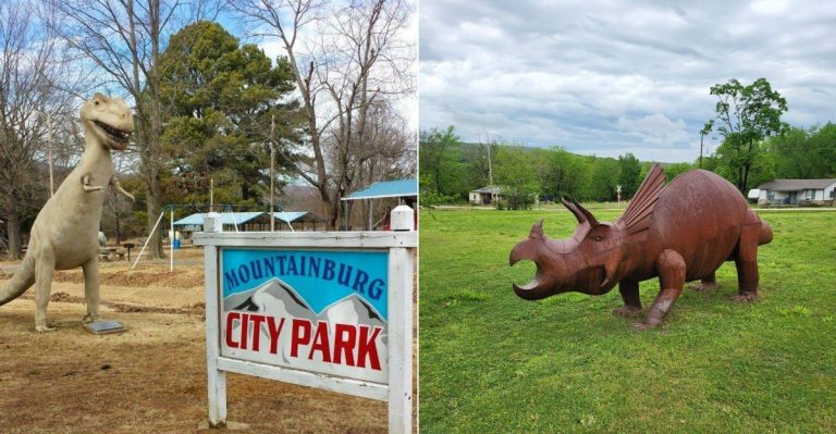 This Arkansas Dinosaur Park Is One Of The State’s Quirkiest Road Trip Stops