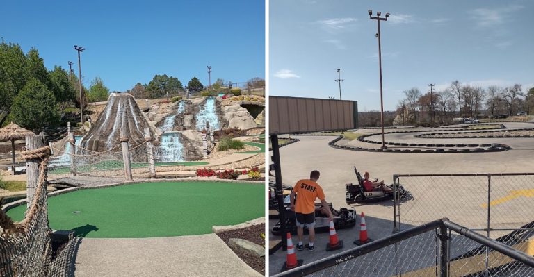 This Arkansas Mini Golf Stop Makes A Casual Night Out Feel Like A Little Summer Adventure