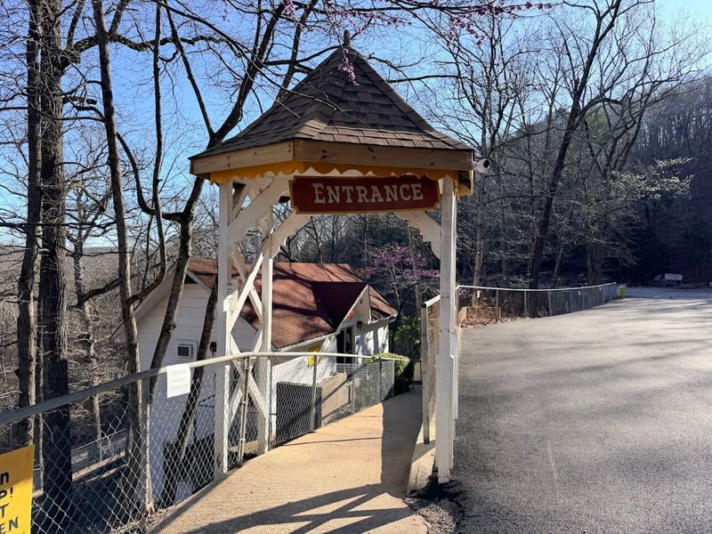 Ozark Hillside Entrance Concealing A Sparkling Underground Passage