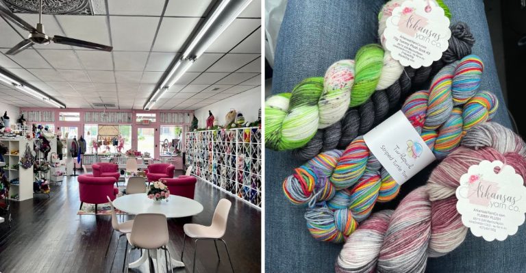 This Arkansas Yarn Shop Has So Much Color You’ll Need A Project Plan Before Walking In