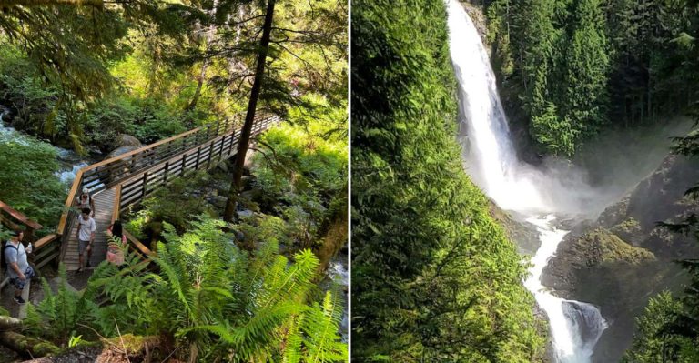 This Beautiful Washington Hike Ends At Three Stunning Waterfalls