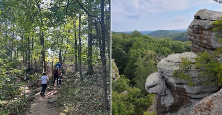 This Beginner-Friendly Illinois Trail Has Otherworldly Rock Formations And Stunning Views