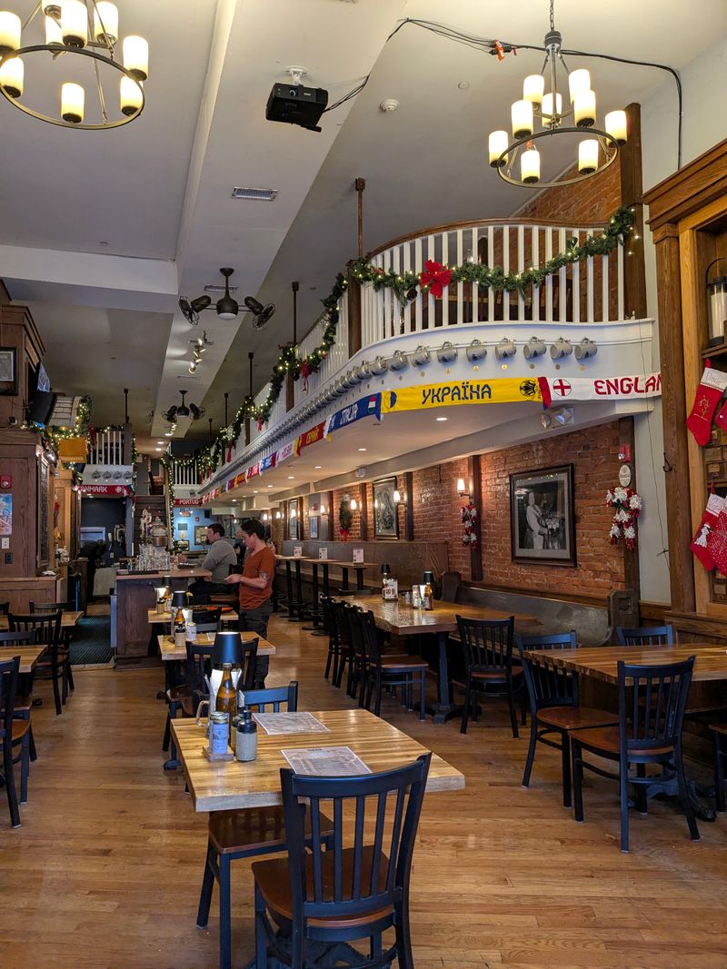 Authentic Dining Hall Atmosphere Transports You to Germany