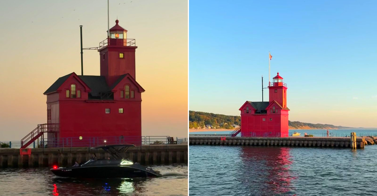 The fascinating Big Red lighthouse