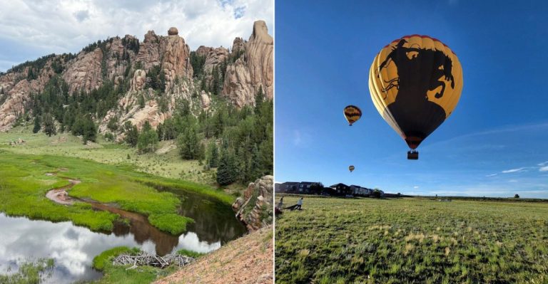 This Breathtaking Colorado Hot Air Balloon Experience Feels Like A Sunrise In The Clouds