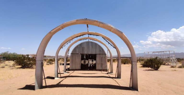 This California Desert Art Museum Turns Scrap Metal Into A Walkable Outdoor Dream