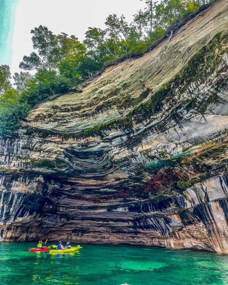 Lake Superior Cliffs By Water