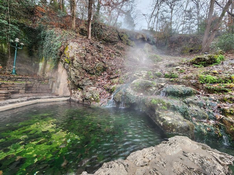 Where Steaming Mineral Springs Rise Straight From The Mountainside