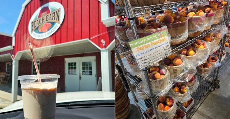 This Charming Oklahoma Peach Barn Is The Ultimate Summer Roadside Stop