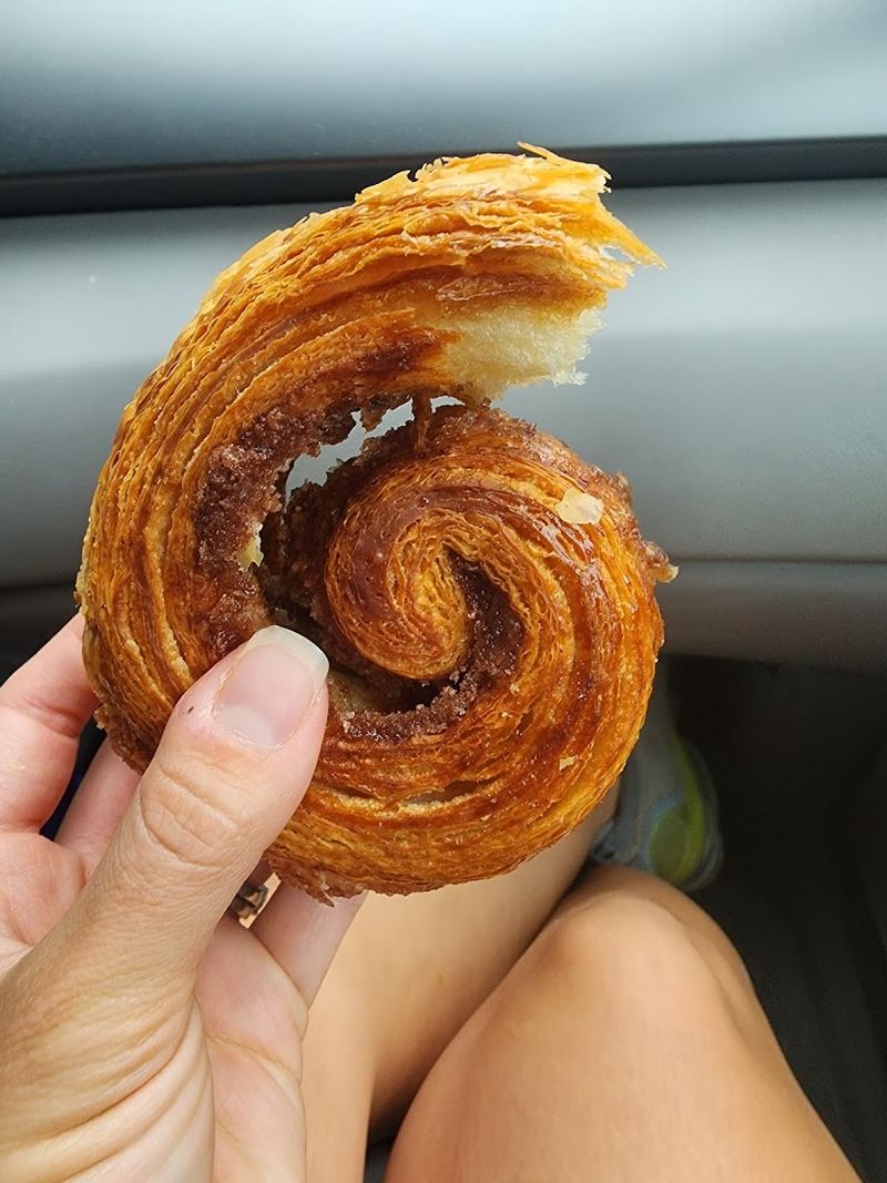 This Cinnamon Roll Flakes Apart