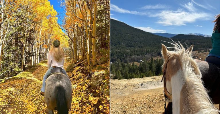 This Colorado Horseback Ride Will Let You Explore Old Mining Trails Like You Are A Prospector