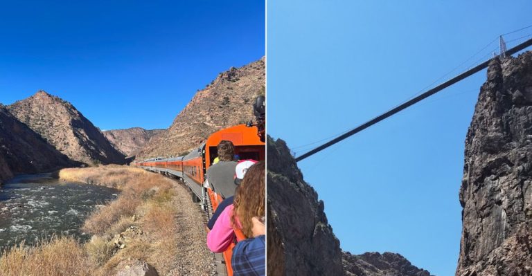 This Colorado Luxury Train Ride Shows Royal Gorge Like Never Before