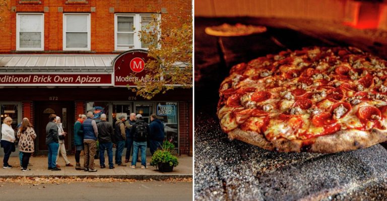 This Connecticut Pizza Joint Looks Ordinary Until You Try The New Haven-Style Pie