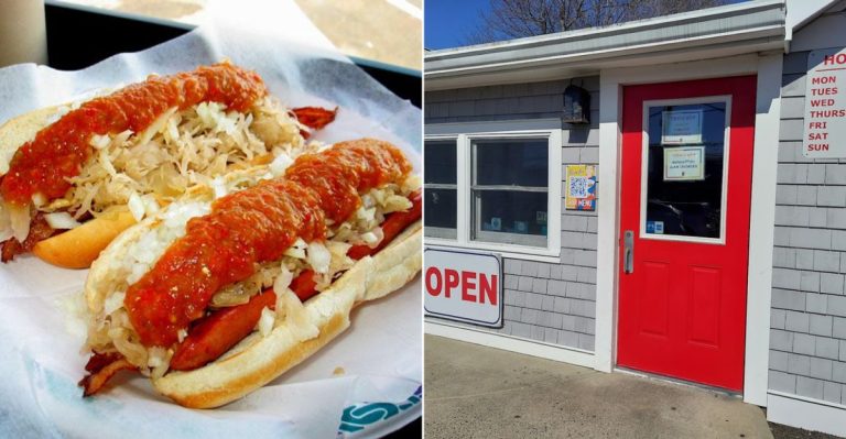 This Connecticut Roadside Spot Serves Specialty Hot Dogs And Fresh-Cut Fries With Serious Local Fame