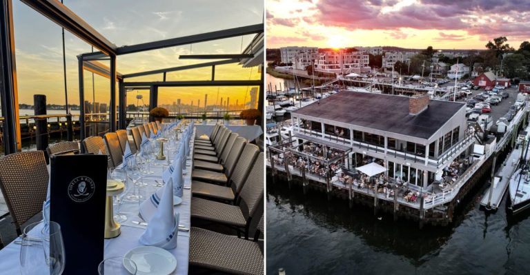 This Connecticut Shoreline Restaurant Serves Long Island Sound Views As Elegant As Its Seafood Towers