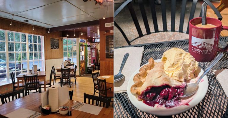This Cozy Washington Eatery Near Mt. Rainier Serves Really Unforgettable Pie