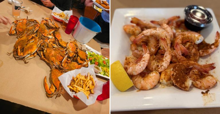 This Delaware Coastal Café Serves An All-You-Can-Eat Seafood Feast That’s Worth Every Mile