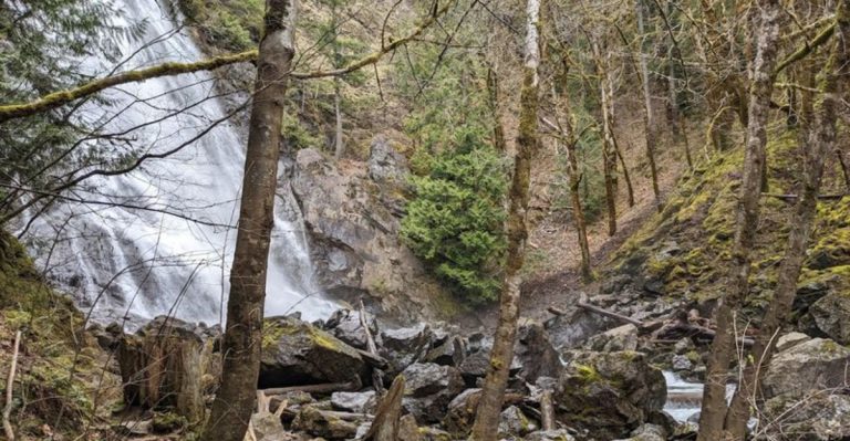 This Easy-To-Reach Washington Waterfall Is Hiding In Plain Sight Just Steps From The Road
