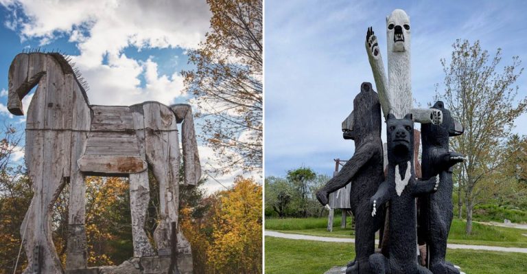 This Enchanting Maine Sculpture Park Looks Straight From A Fairytale