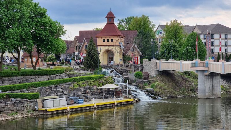 Half Timbered Silhouettes At Dusk