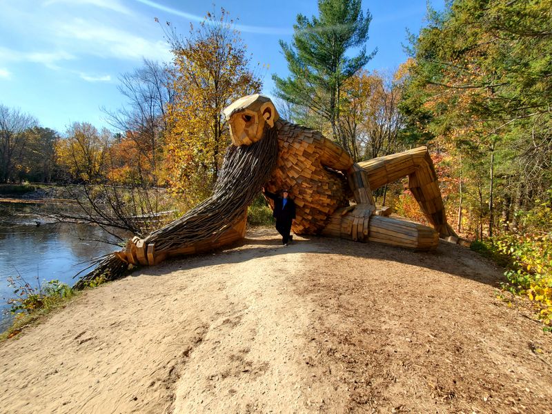 Approaching Along The River Path