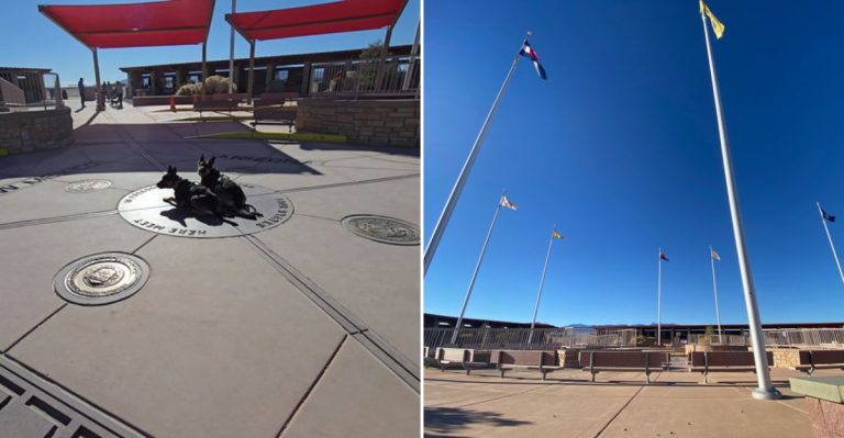 This Famous Landmark In Arizona Lets You Stand In Four States At Once