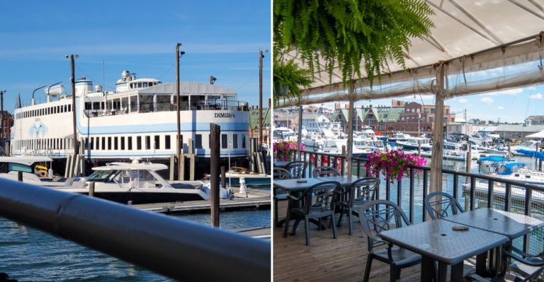 This Floating Seafood Spot In Maine Has Incredible Waterfront Views
