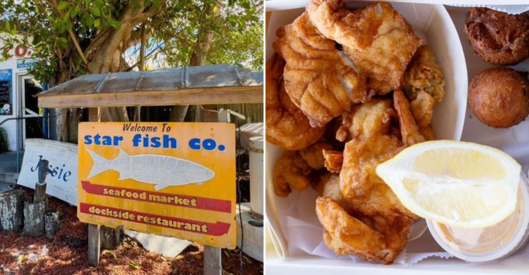 This Florida Coastal Café Serves Fried Fish So Good, Snowbirds And Locals Both Line Up For It