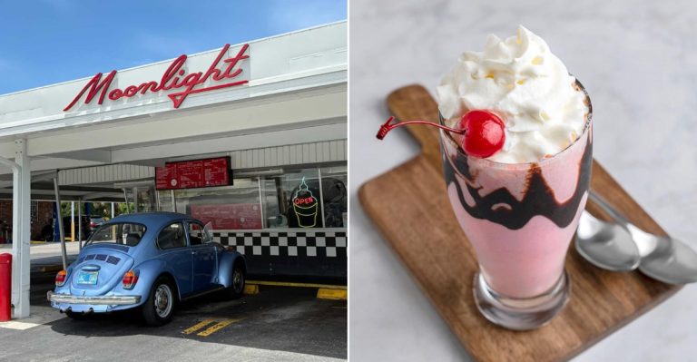 This Beloved Florida Drive-In Still Whips Up Milkshakes the Old-Fashioned Way