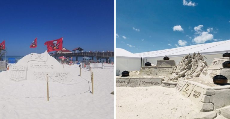 This Florida Festival Turns Sugar-White Sand Into Giant Sculptures Every April
